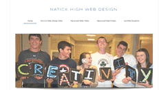 Desktop Screenshot of natickhighwebdesign.com